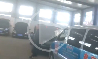 忙碌的阜新華寅偉業汽車改氣車間 忙碌的阜新華寅偉業汽車改氣車間